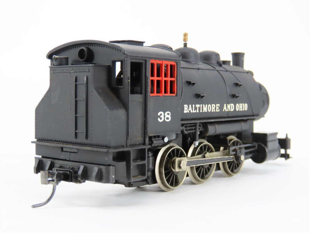 HO Scale AHM 5155-F B&amp;O Baltimore &amp; Ohio Saddle Tank 0-6-0 Steam Loco #38