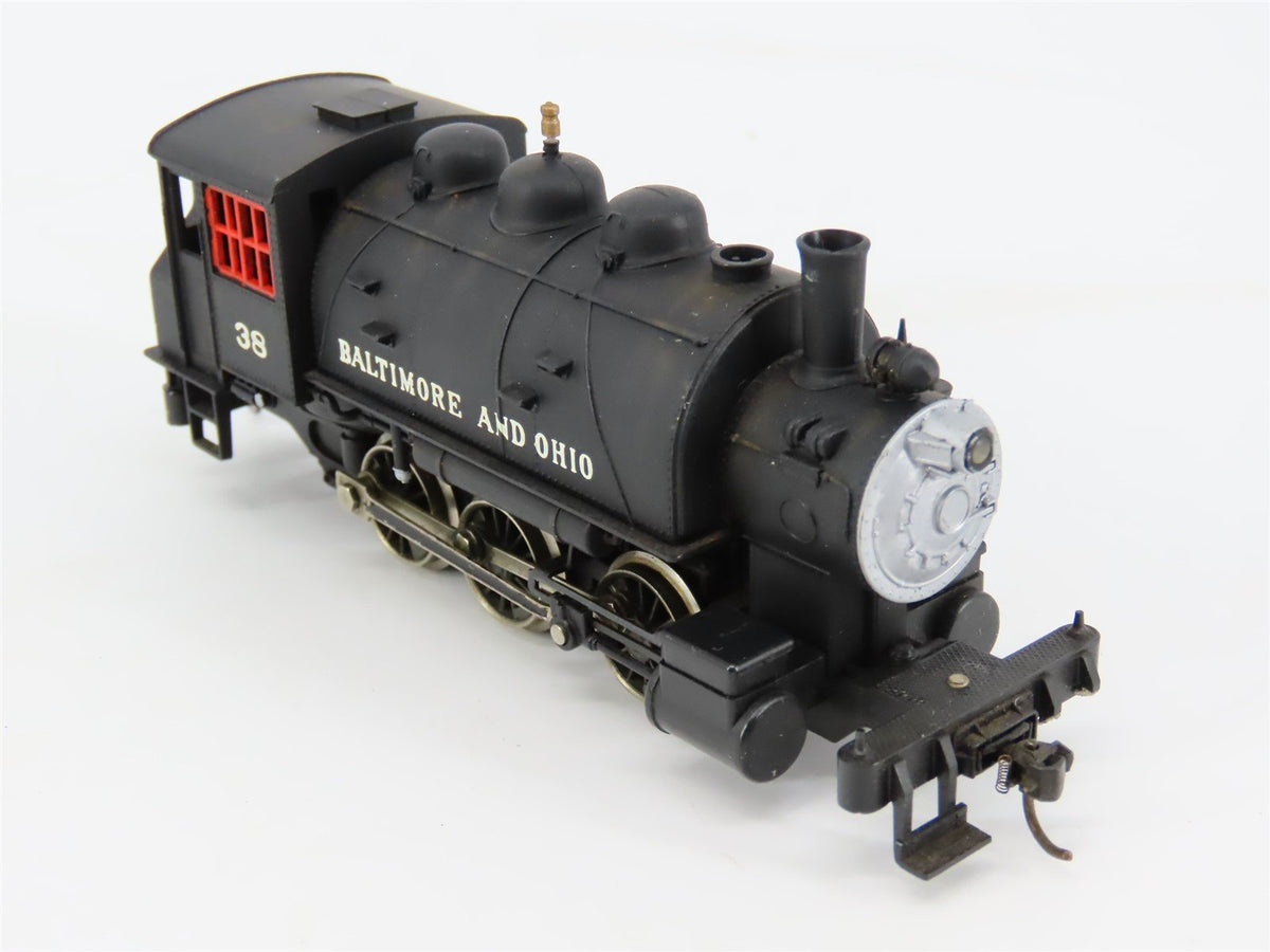 HO Scale AHM 5155-F B&amp;O Baltimore &amp; Ohio Saddle Tank 0-6-0 Steam Loco #38