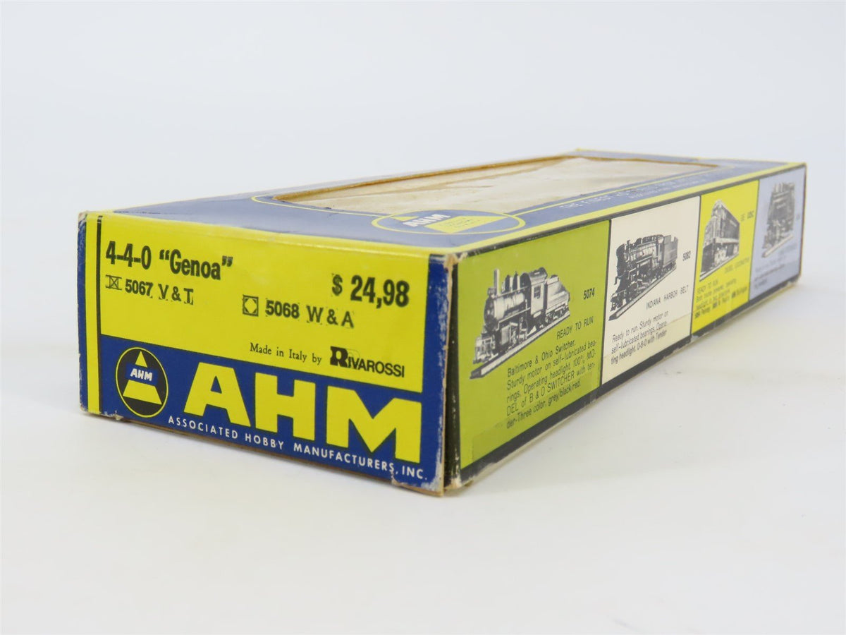 HO Scale AHM 5067 V&amp;T Virginia &amp; Truckee 4-4-0 Steam Locomotive &quot;Genoa&quot;