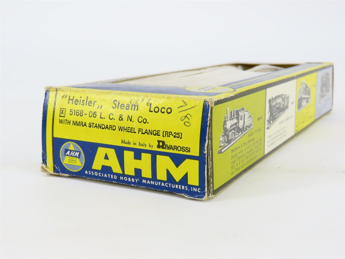 HO Scale AHM 5168-06 LC&amp;N.CO Railway Heisler Steam Locomotive #117