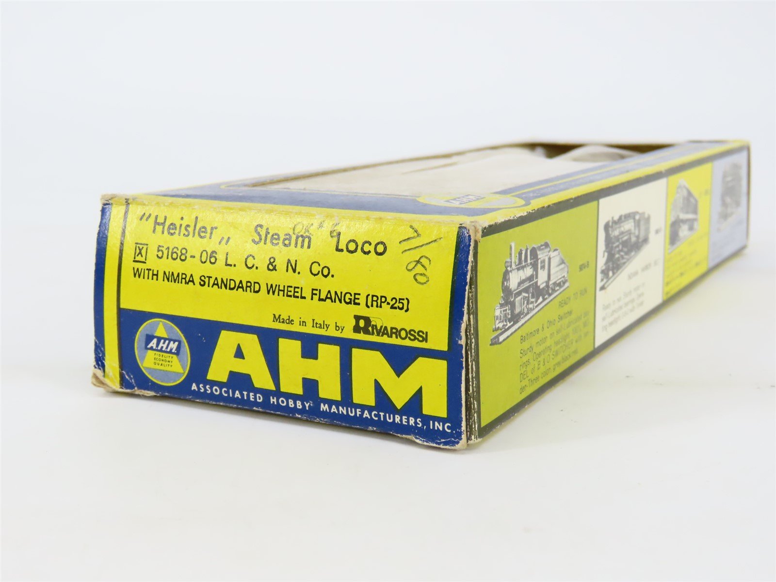 HO Scale AHM 5168-06 LC&N.CO Railway Heisler Steam Locomotive #117