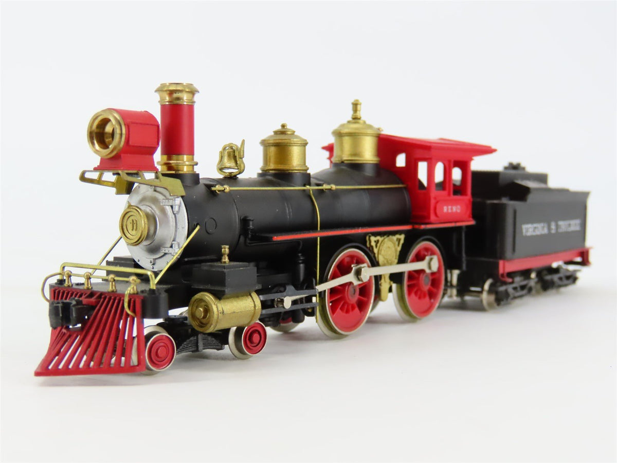 HO Scale AHM 5070-B V&amp;T Virginia &amp; Truckee 4-4-0 Steam Locomotive &quot;Reno&quot;