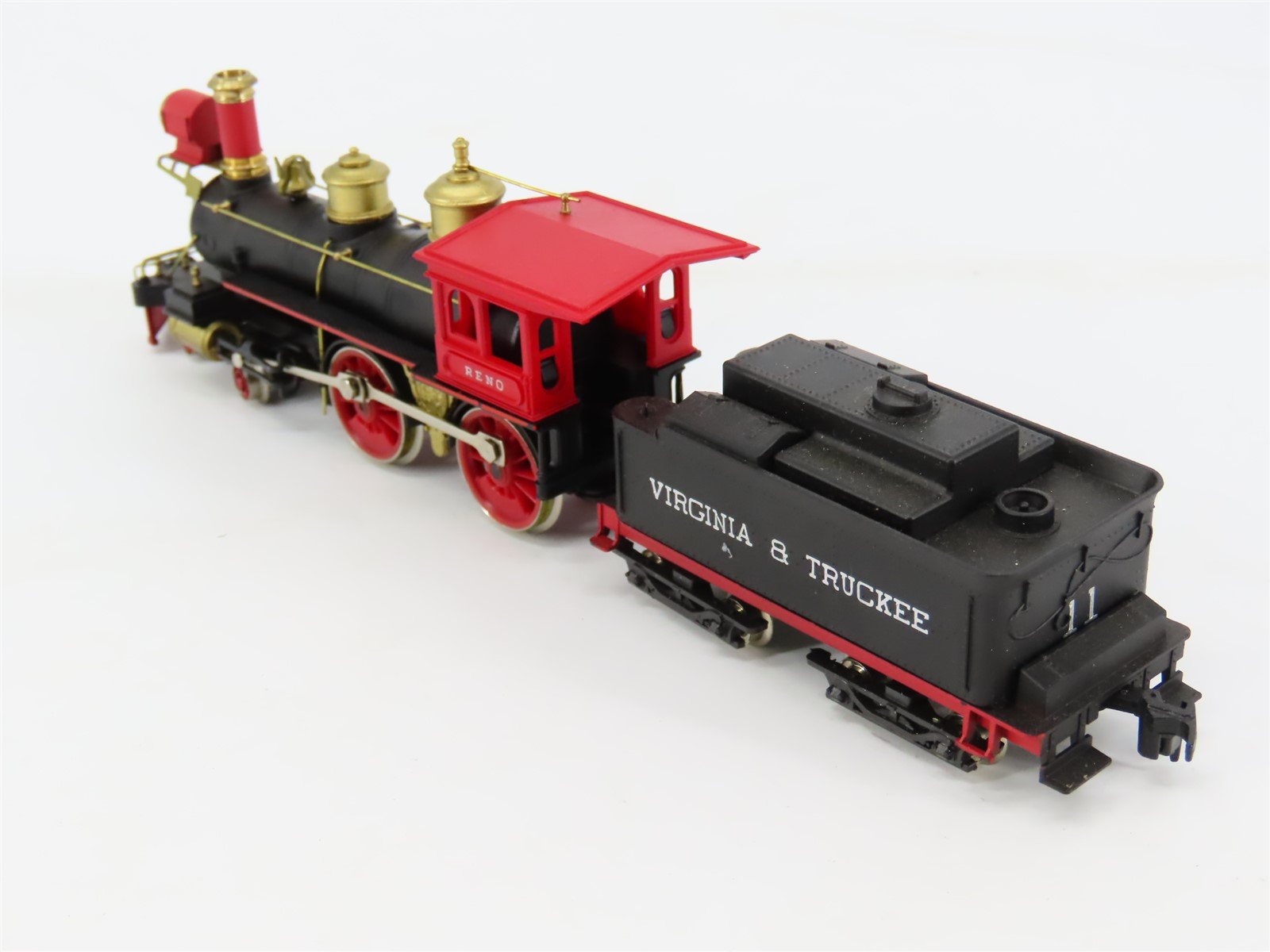 HO Scale AHM 5070-B V&T Virginia & Truckee 4-4-0 Steam Locomotive 