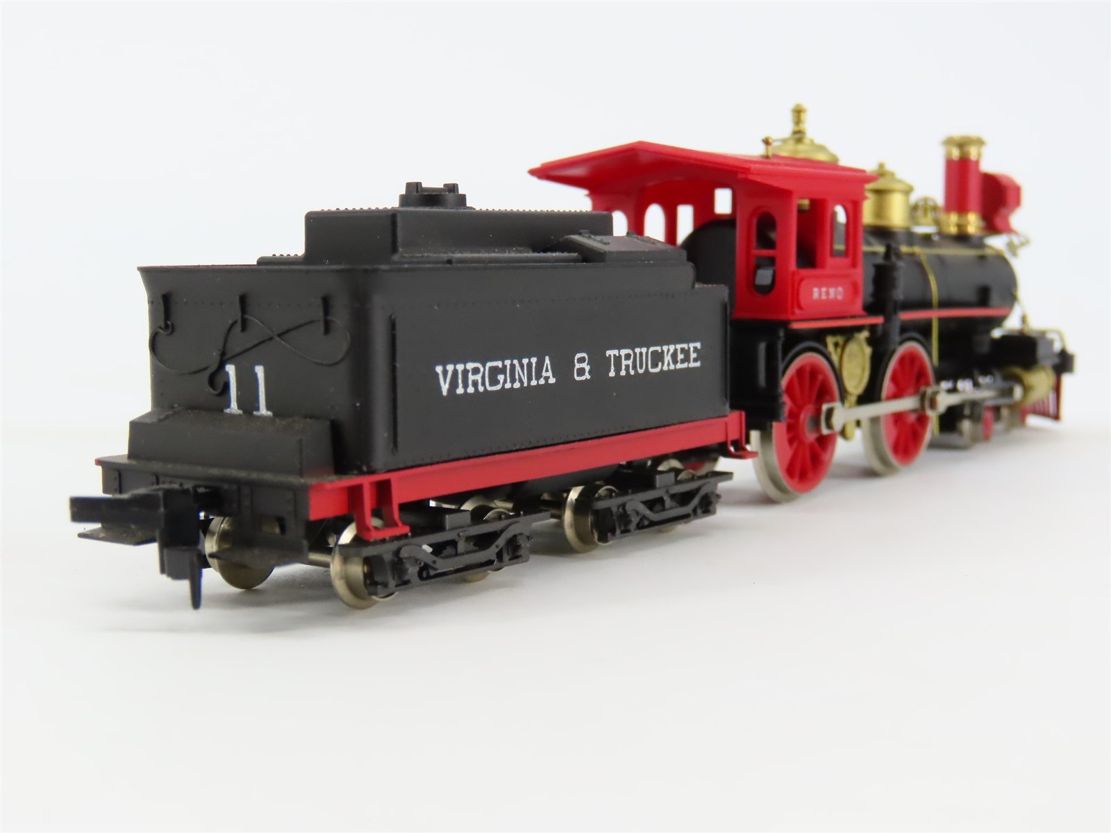 HO Scale AHM 5070-B V&T Virginia & Truckee 4-4-0 Steam Locomotive 