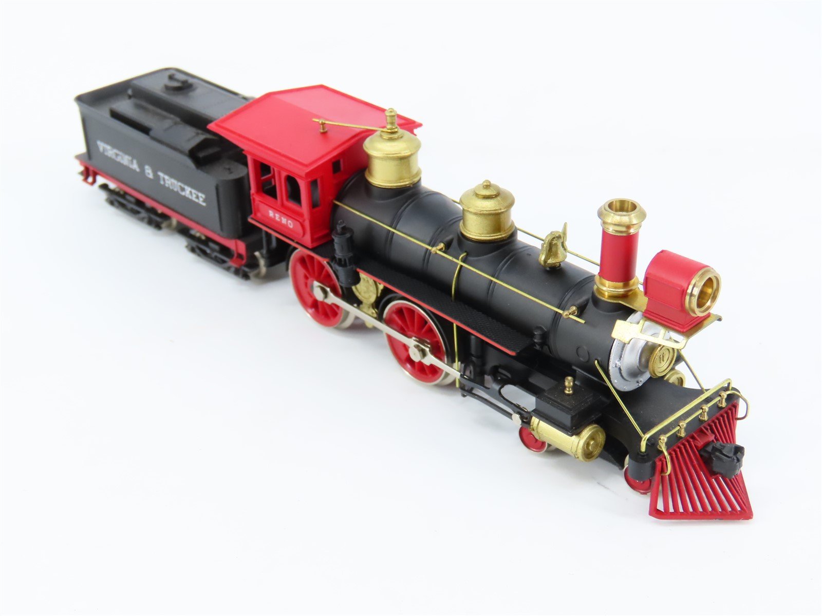 HO Scale AHM 5070-B V&T Virginia & Truckee 4-4-0 Steam Locomotive 