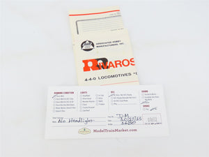 HO Scale AHM 5070-B V&T Virginia & Truckee 4-4-0 Steam Locomotive 