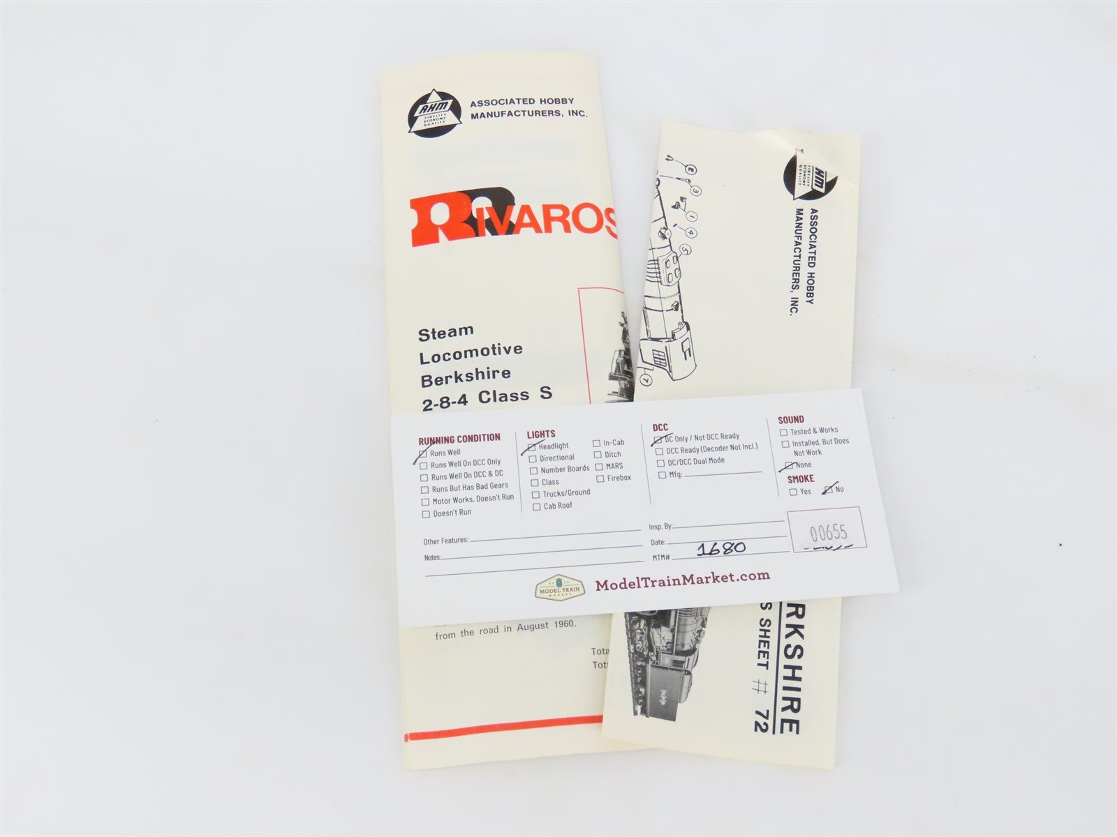 HO Scale AHM 5061A NKP Nickel Plat Road 2-8-4 Steam Locomotive #779