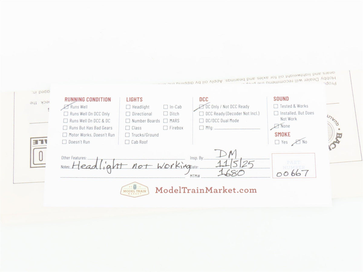 HO Bachmann 41-510-24 CPRR Central Pacific 4-4-0 American Steam #60 &quot;Jupiter&quot;