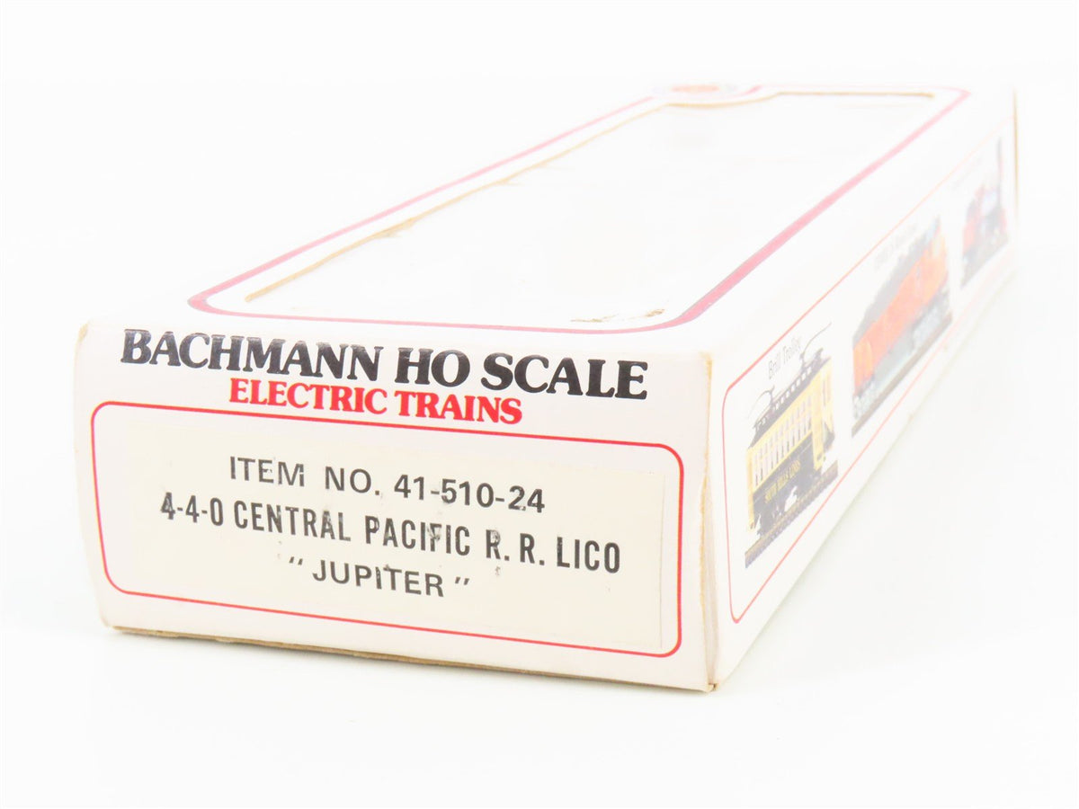 HO Bachmann 41-510-24 CPRR Central Pacific 4-4-0 American Steam #60 &quot;Jupiter&quot;