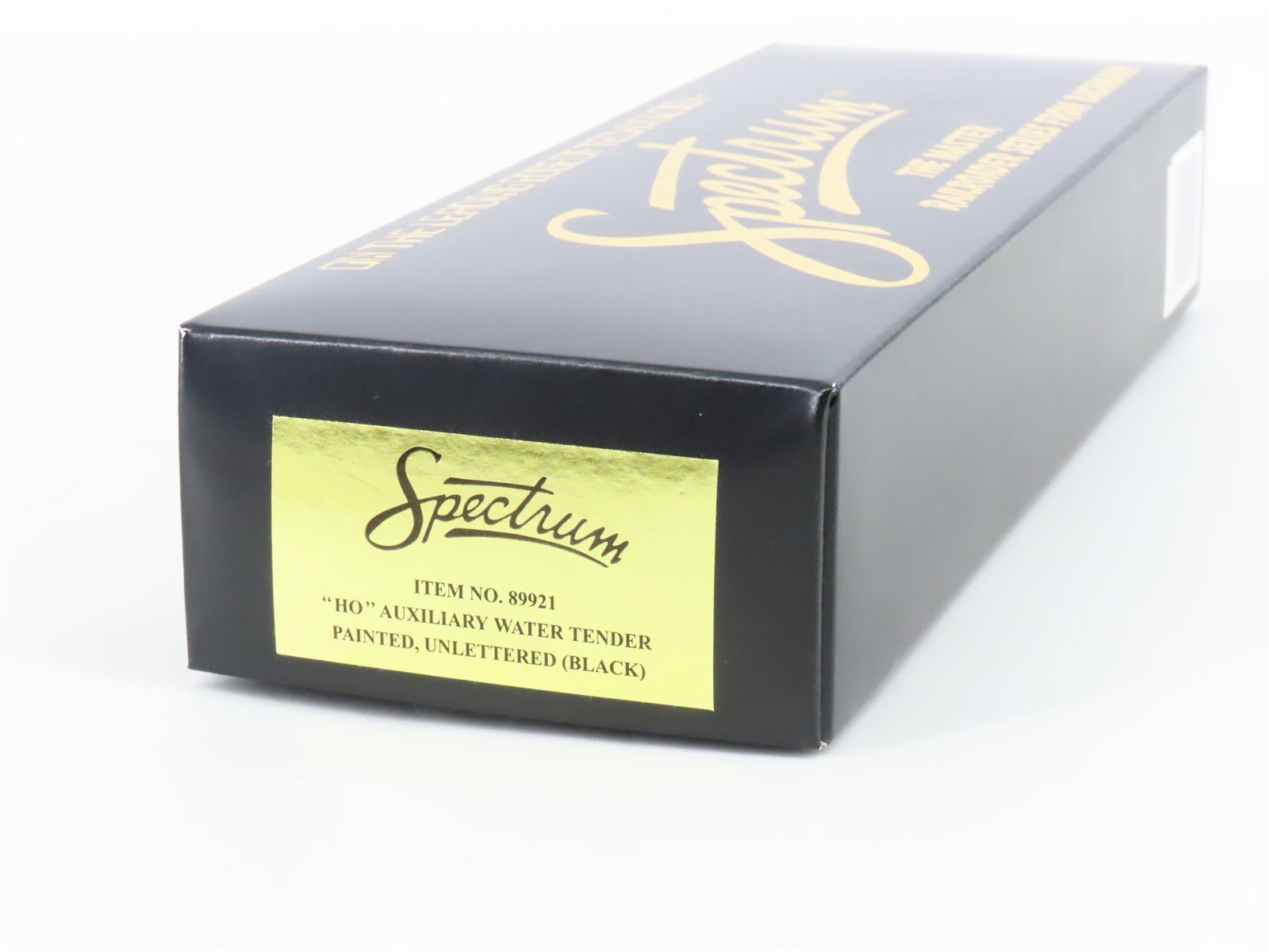 HO Bachmann Spectrum 89921 Unlettered Black Auxiliary Water Tender