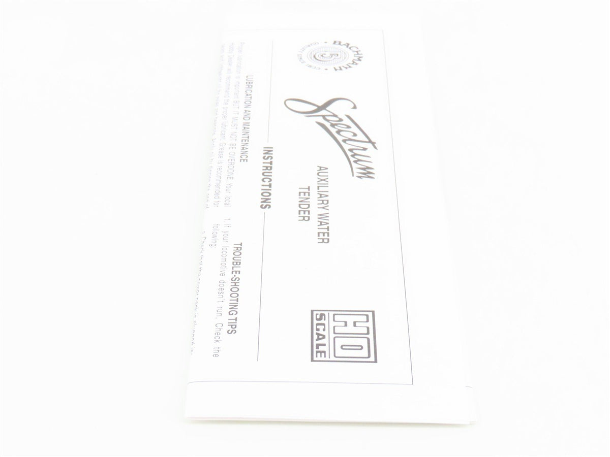 HO Bachmann Spectrum 89924 B&amp;O Baltimore &amp; Ohio Auxiliary Water Tender No#