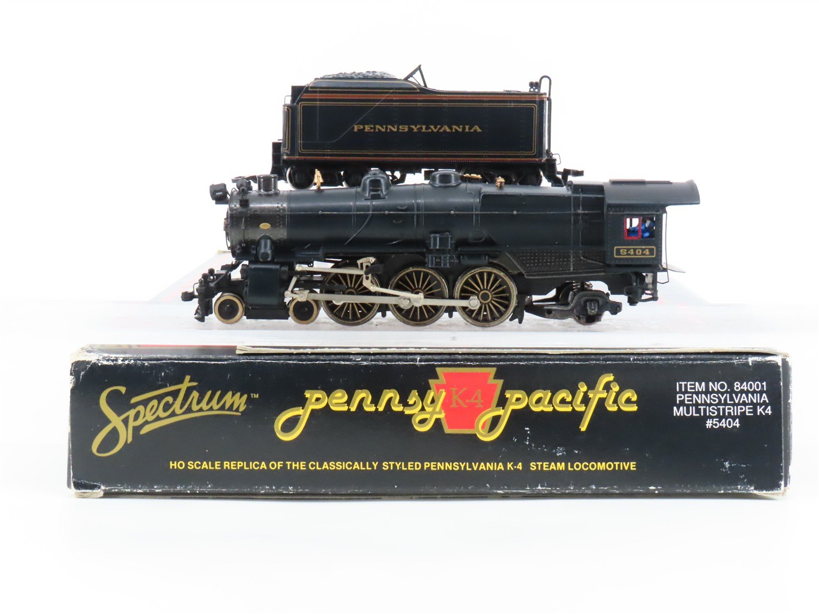 HO Bachmann Spectrum 84001 PRR "Pennsy Pacific" Multistripe 4-6-2 K4 Steam #5404