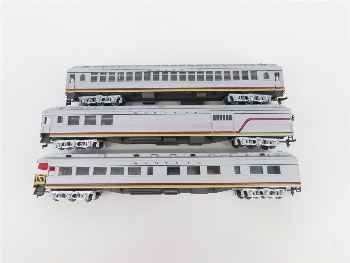 HO Scale Con-Cor 000006 ATSF Santa Fe Valley Flyer Steam Passenger Set