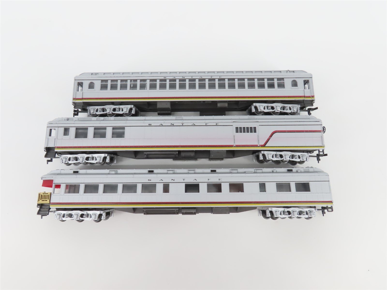 HO Scale Con-Cor 000006 ATSF Santa Fe Valley Flyer Steam Passenger Set