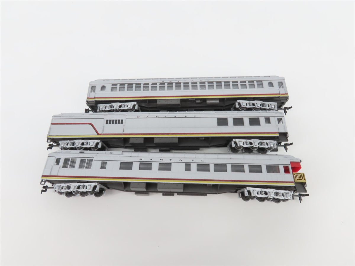 HO Scale Con-Cor 000006 ATSF Santa Fe Valley Flyer Steam Passenger Set
