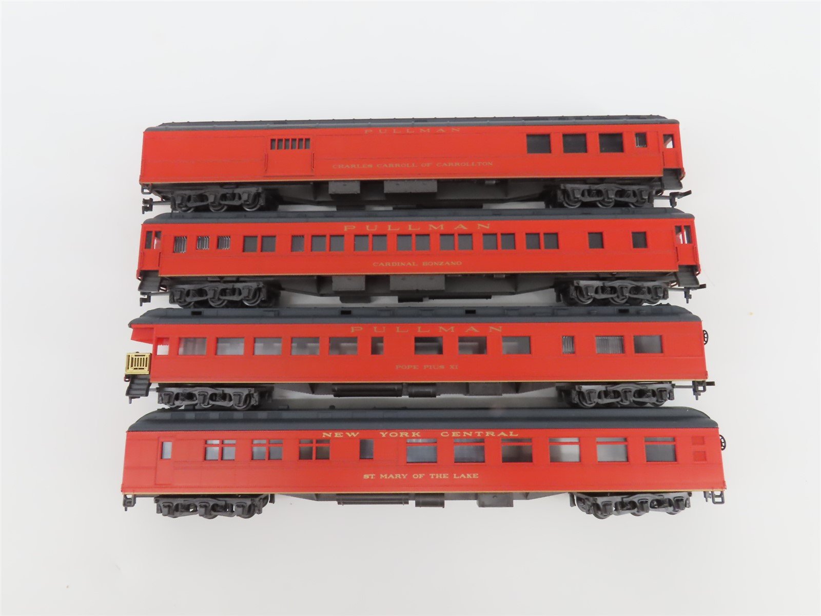 HO Scale Con-Cor 0001 NYC New York Central Cardinal Steam Passenger Train Set