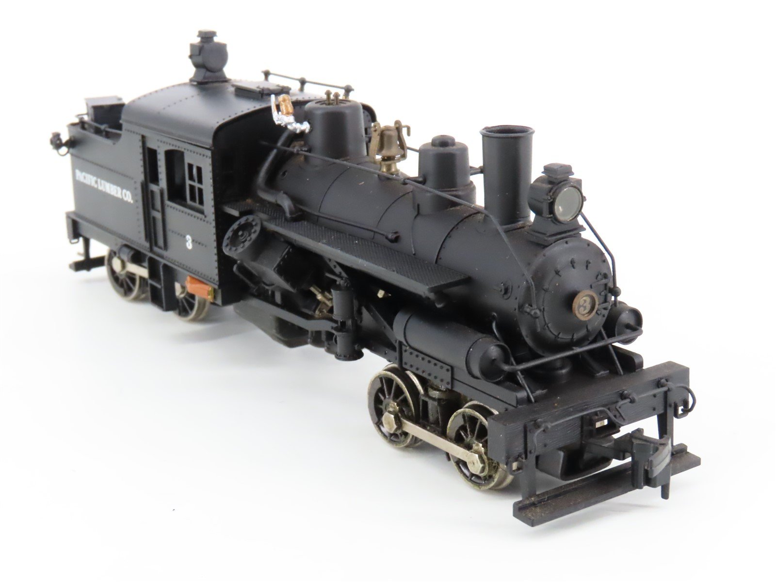 HO Scale Rivarossi Pacific Lumber Co. 2-Truck Heisler Steam #3 - Customized