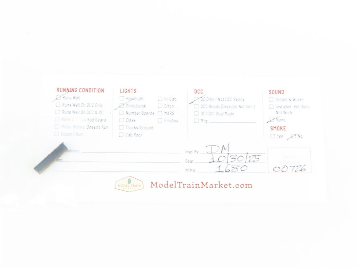 HO Scale Rivarossi Pacific Lumber Co. 2-Truck Heisler Steam #3 - Customized