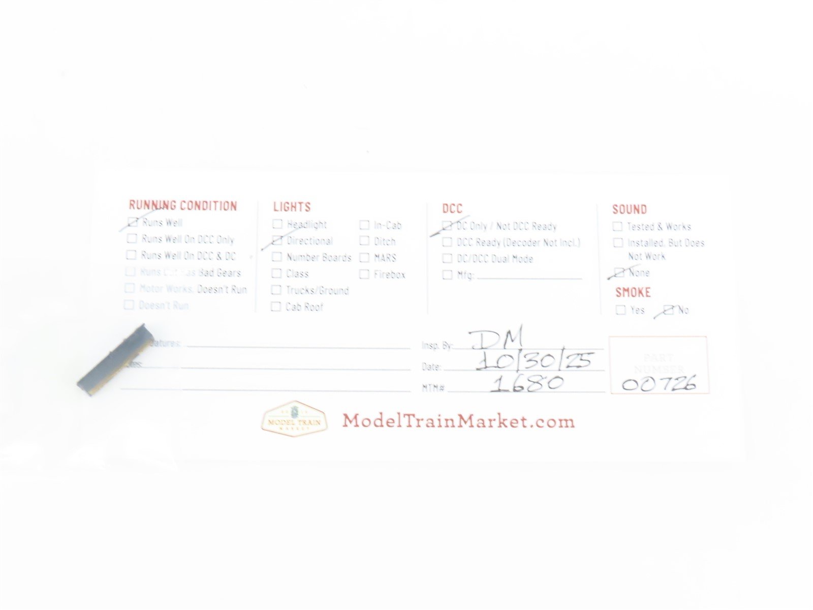 HO Scale Rivarossi Pacific Lumber Co. 2-Truck Heisler Steam #3 - Customized