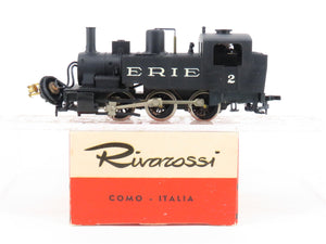 HO Scale Rivarossi Vintage L060R ERIE Railroad 0-6-0T Steam Tank Locomotive #2