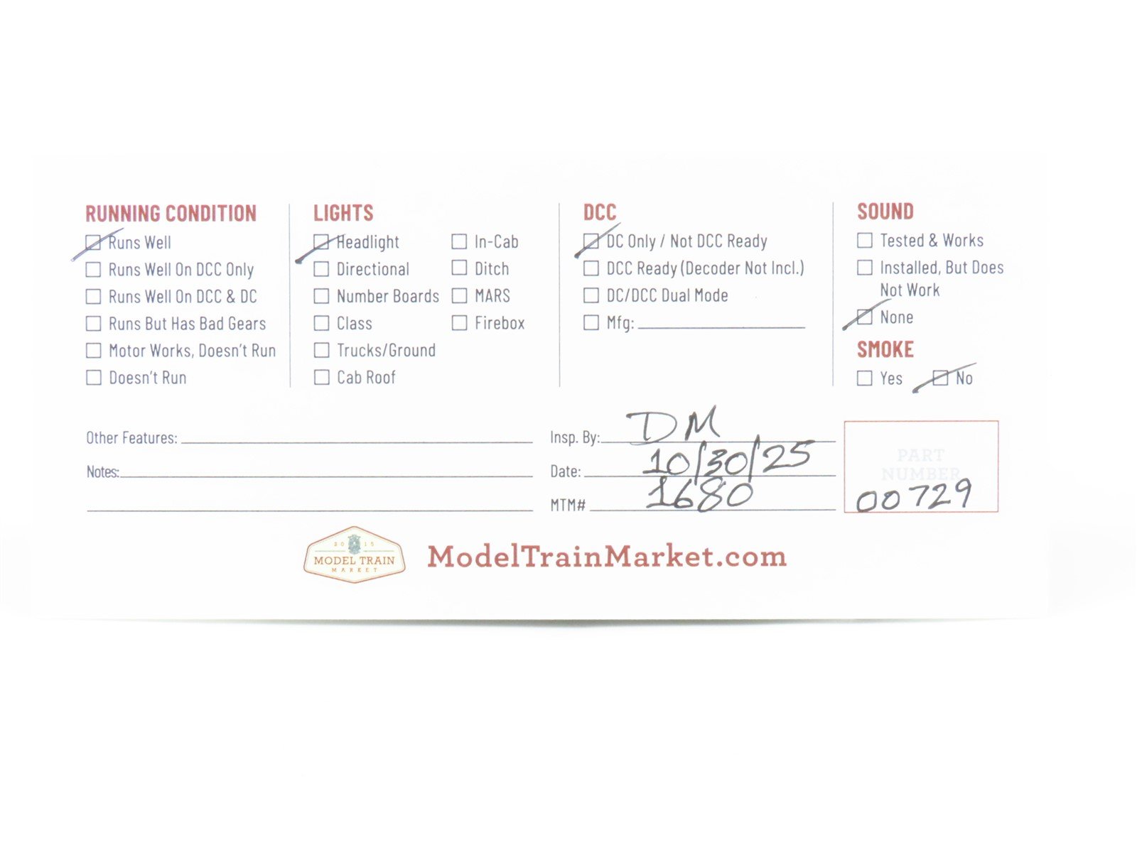 HO Scale Rivarossi Vintage L060R ERIE Railroad 0-6-0T Steam Tank Locomotive #2