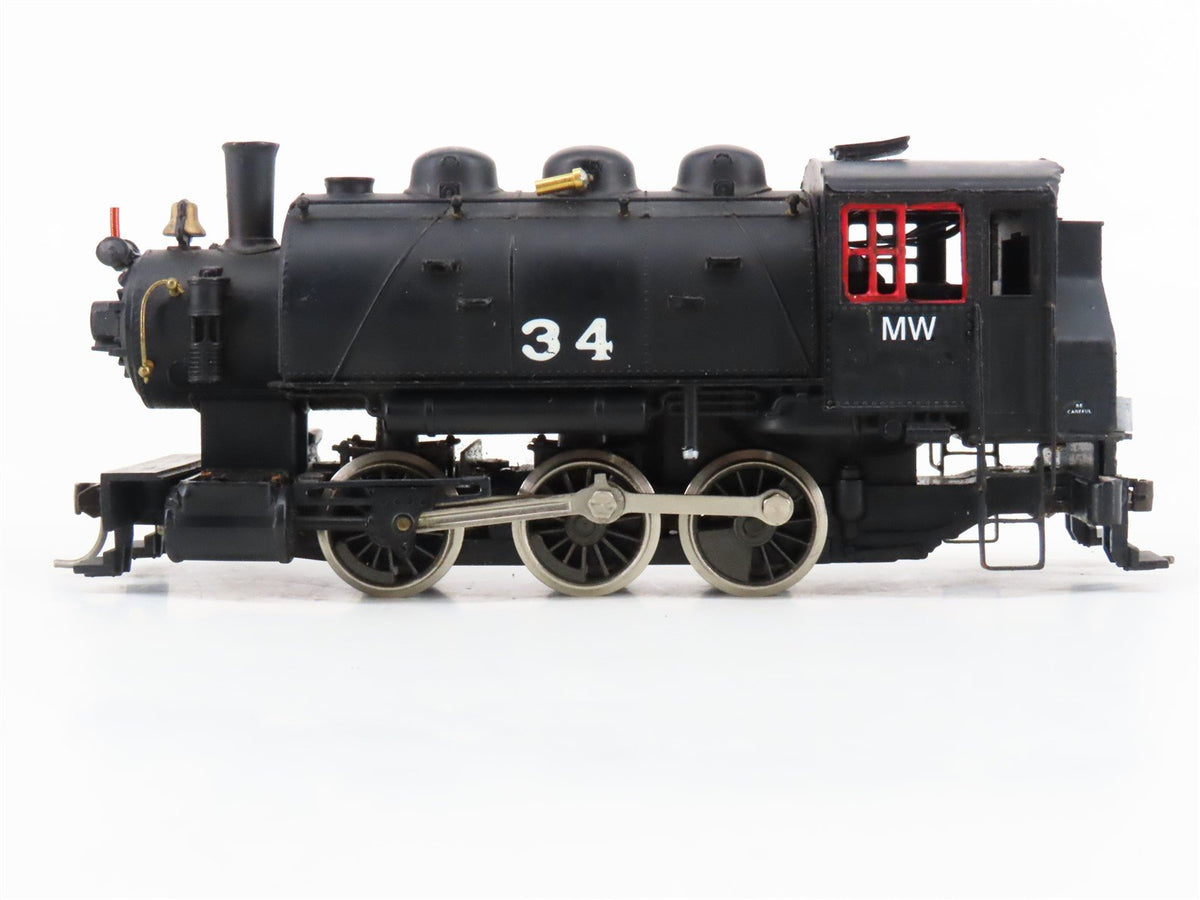 HO Scale Rivarossi MW Maintenance of Way 0-6-0ST Saddle Tank Steam #34 - Custom