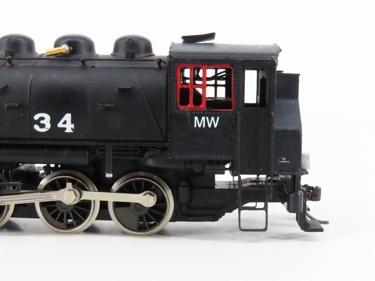 HO Scale Rivarossi MW Maintenance of Way 0-6-0ST Saddle Tank Steam #34 - Custom