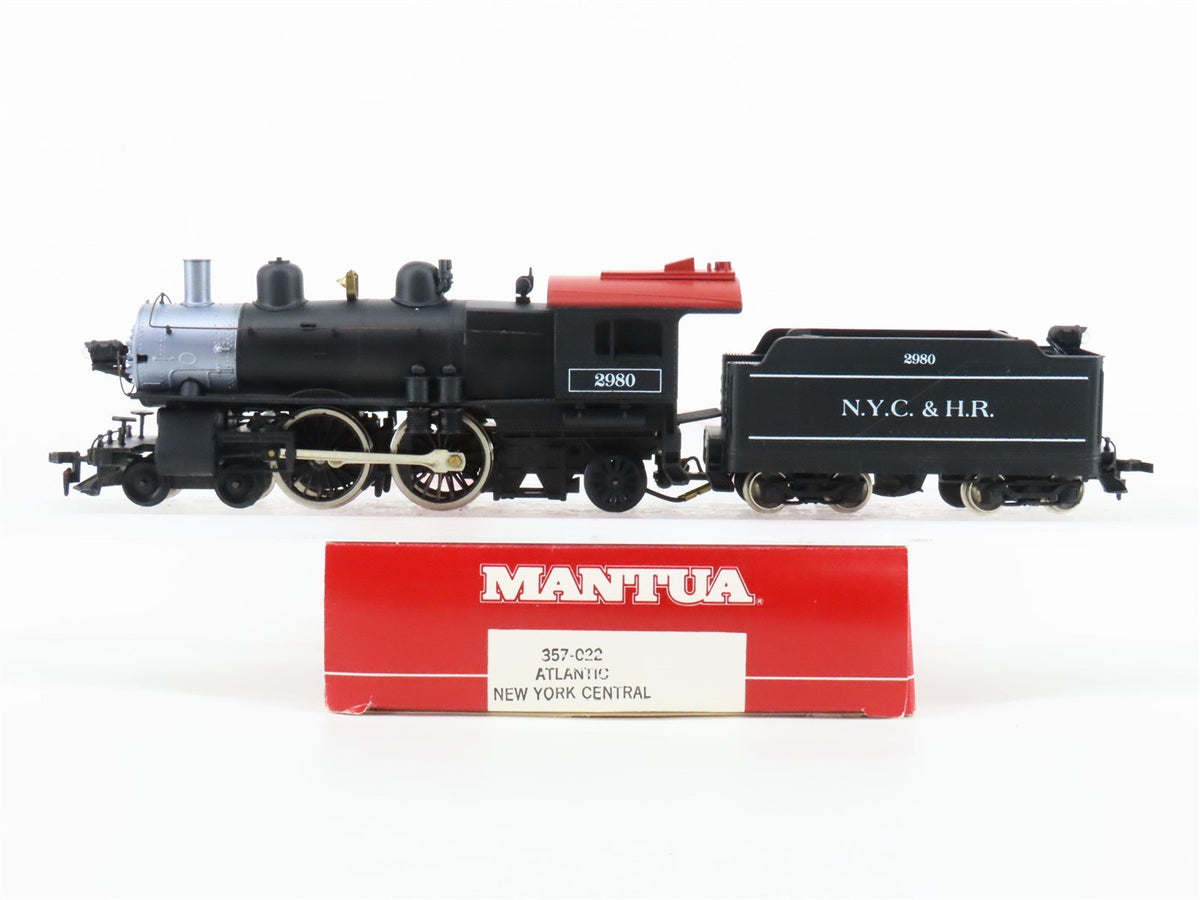 HO Scale Mantua 357-022 NYC&amp;HR New York Central 4-4-2 Atlantic Steam #2980