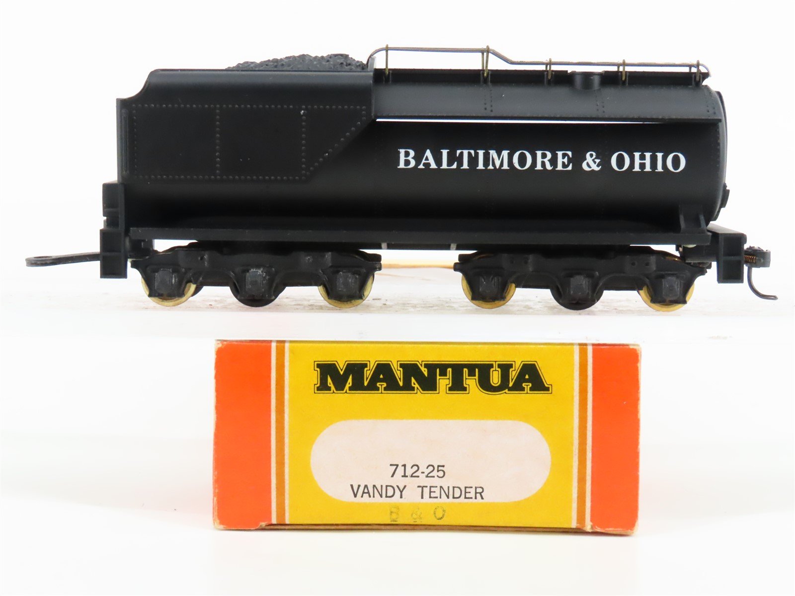 HO Scale Mantua 712-25 B&O Baltimore & Ohio Vandy Tender