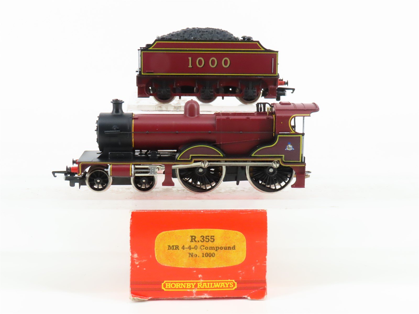 OO Scale Hornby R.355 MR Midland Railway 1000 Class 4-4-0 Compound Steam #1000