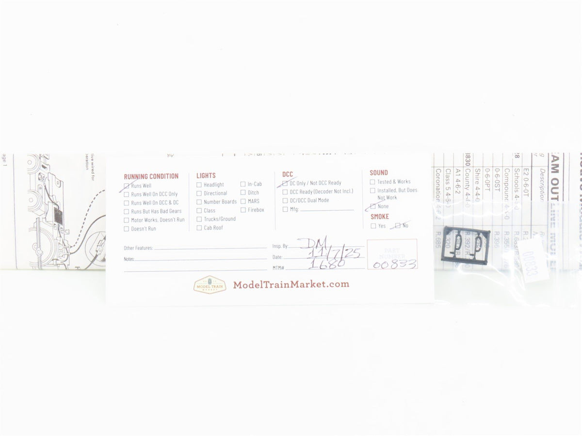 OO Scale Hornby R.355 MR Midland Railway 1000 Class 4-4-0 Compound Steam #1000