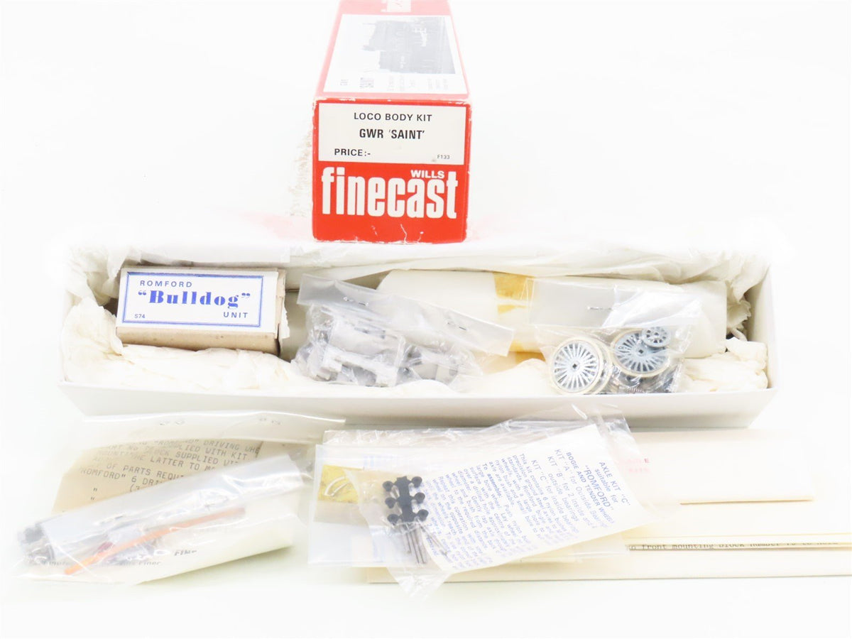 OO Wills Finecast Kit #F133 Undecorated GWR 4-6-0 Saint Steam w/ Chassis &amp; Motor