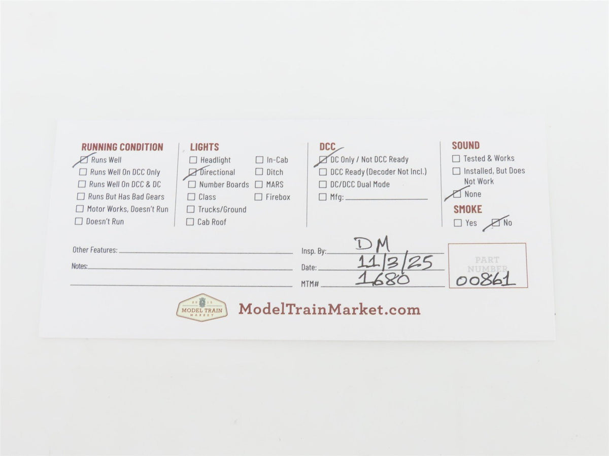 HO Scale Bachmann Spectrum 81215 NH New Haven FM H16-44 Diesel #1611