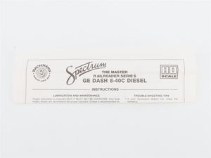 HO Scale Bachmann Spectrum 85012 CR Conrail GE Dash 8-40C Diesel #6032