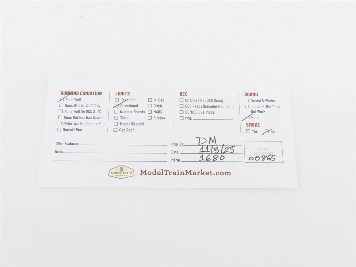 HO Scale Bachmann Spectrum 85012 CR Conrail GE Dash 8-40C Diesel #6032