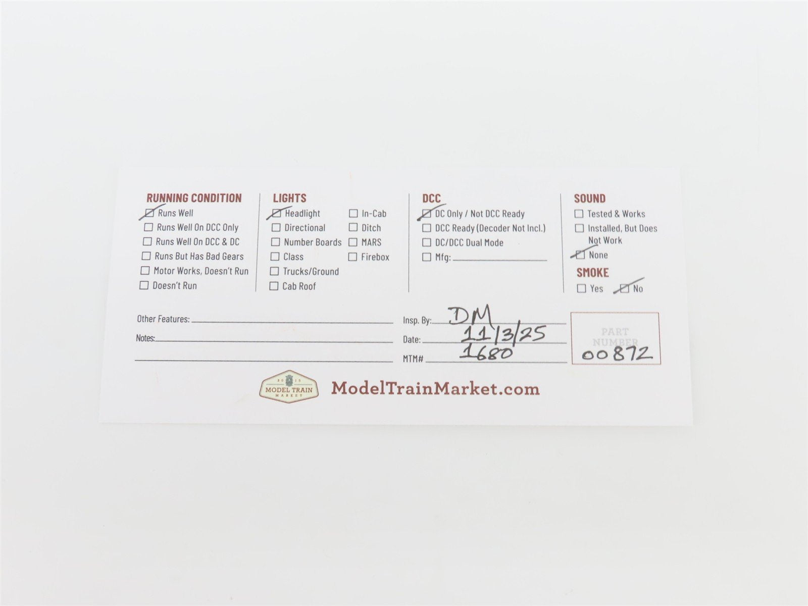 HO Scale Bachmann 0726 N&W Norfolk & Western 