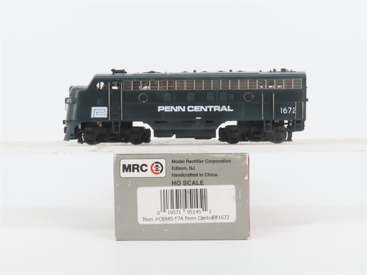 HO Scale MRC Platinum CB145 PC Penn Central EMD F7A Diesel Locomotive #1672