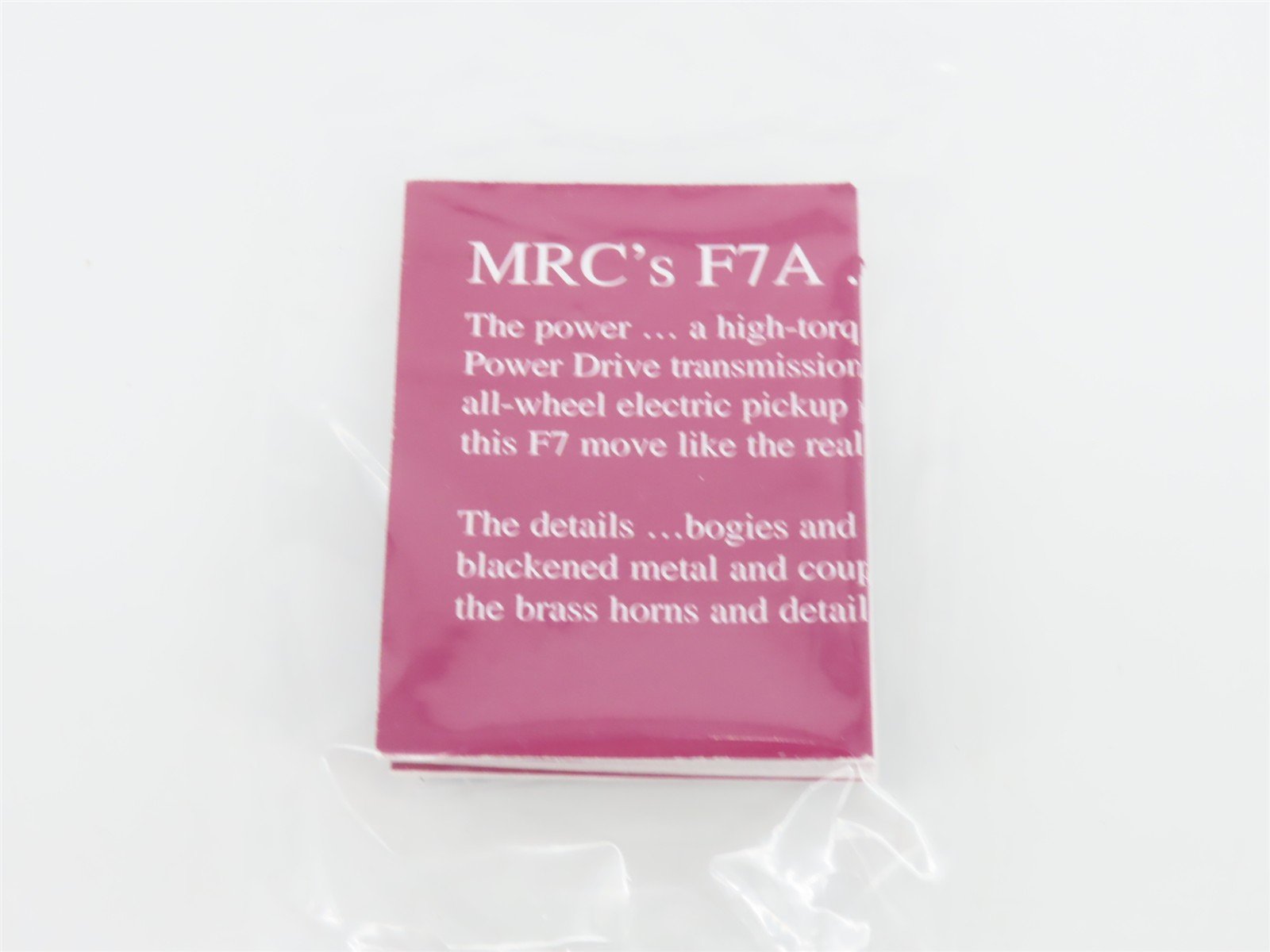 HO Scale MRC Platinum CB145 PC Penn Central EMD F7A Diesel Locomotive #1672