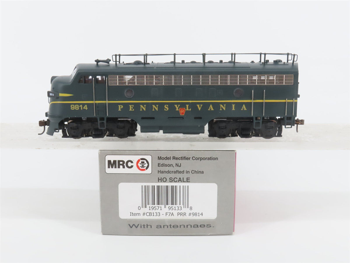 HO Scale MRC Platinum CB133 PRR Pennsylvania EMD F7A Diesel Locomotive #9814