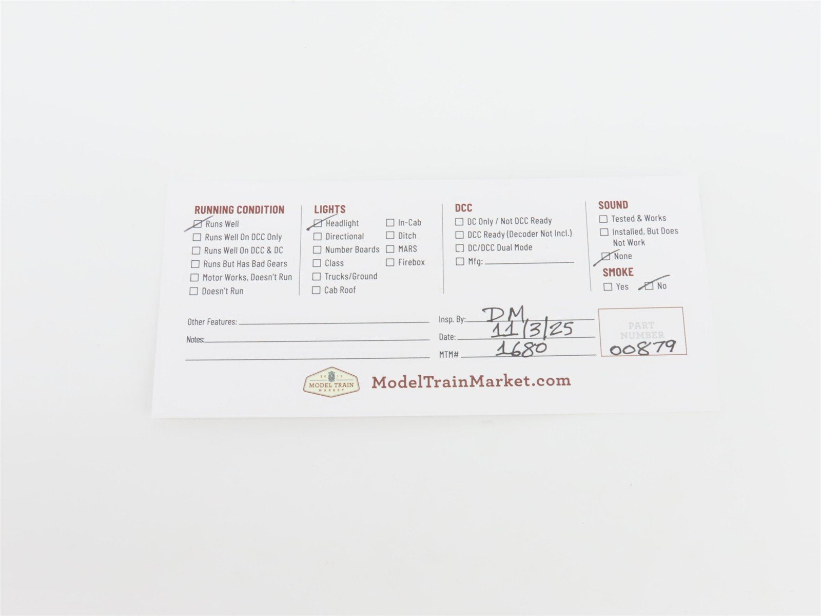 HO Scale MRC Platinum CB133 PRR Pennsylvania EMD F7A Diesel Locomotive #9814