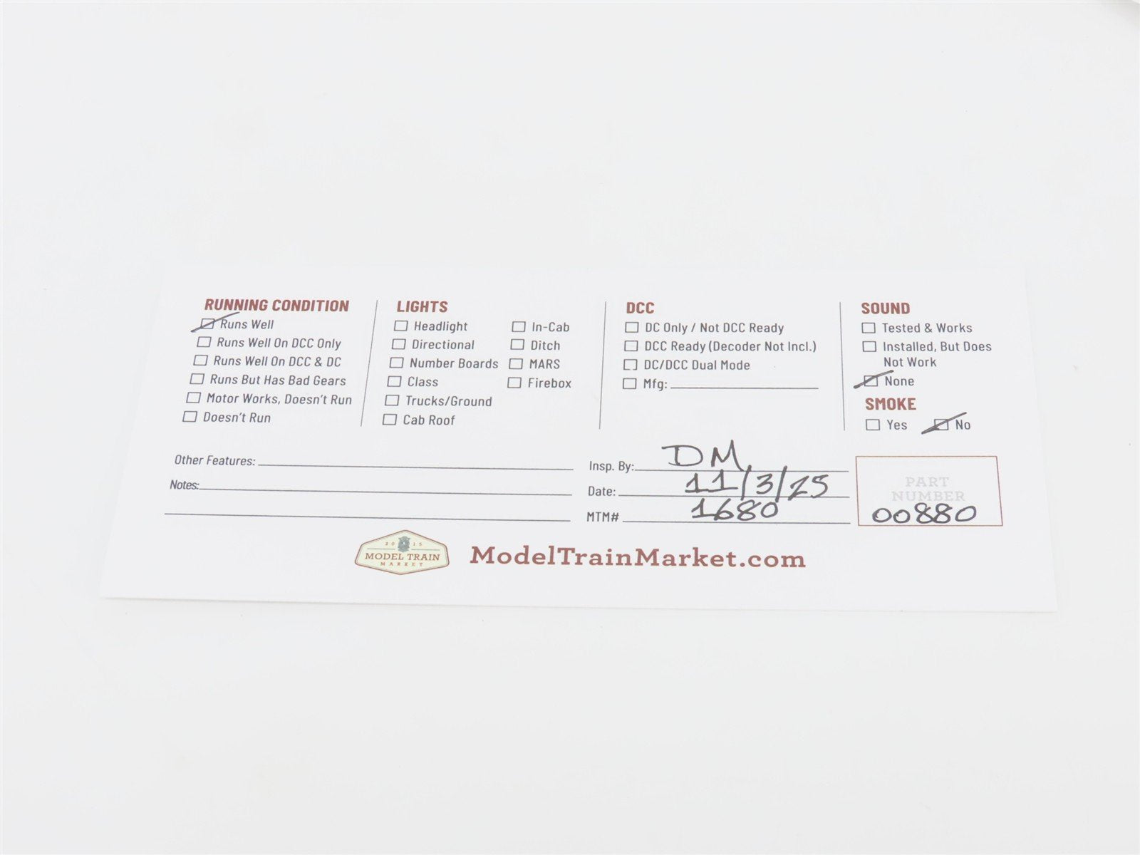 HO Scale MRC Platinum CD132 PRR Pennsylvania EMD F7B Diesel Locomotive #3518