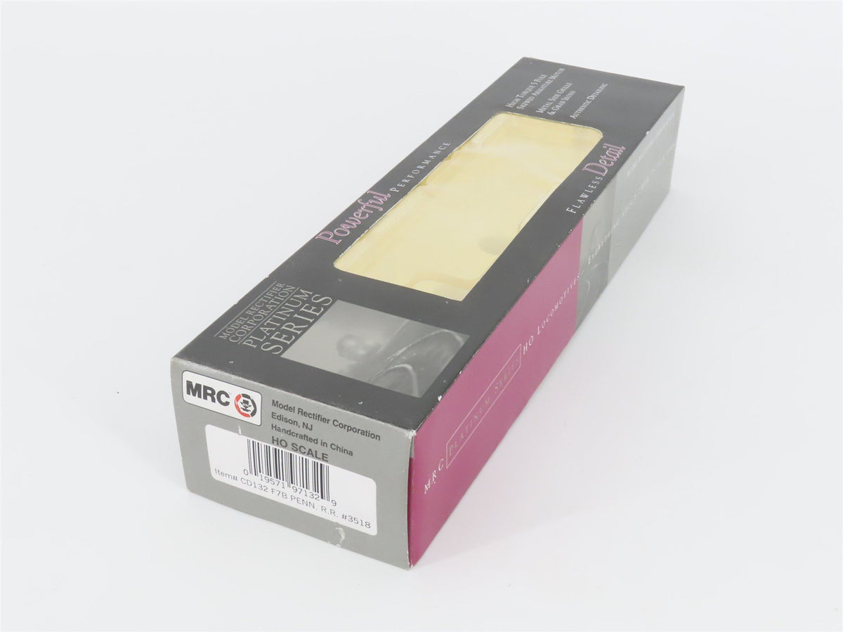 HO Scale MRC Platinum CD132 PRR Pennsylvania EMD F7B Diesel Locomotive #3518