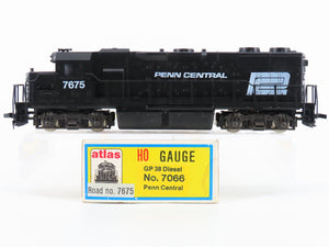 HO Scale Atlas 7066 PC Penn Central GP38 Diesel Locomotive #7675