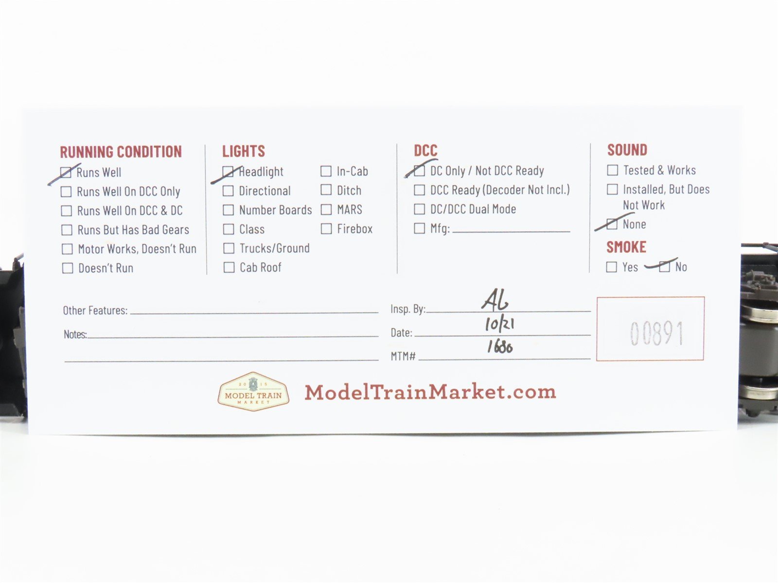 HO Scale Atlas 7066 PC Penn Central GP38 Diesel Locomotive #7675