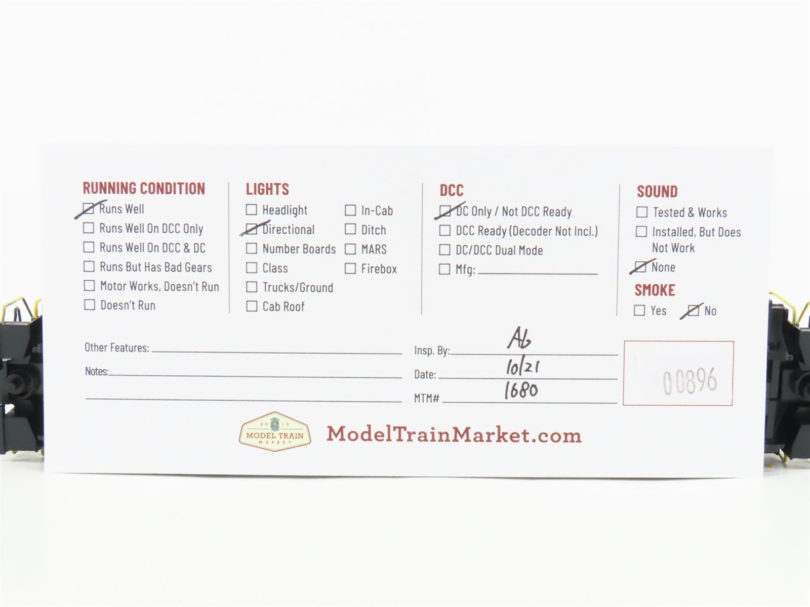 HO Scale Atlas 8105 PRR Pennsylvania RS1 Diesel Locomotive #5906 Customized