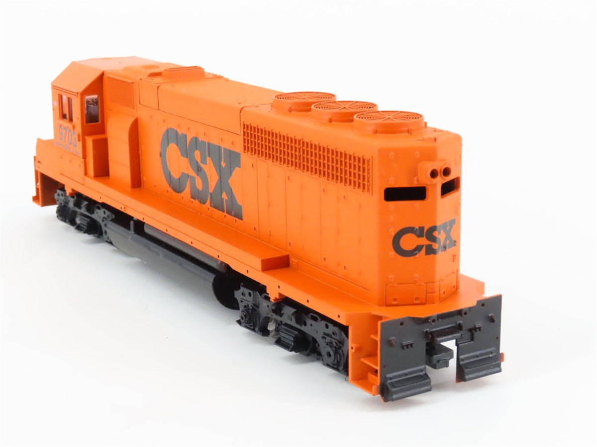 HO Scale Athearn 2214 CSX MOW GP40-2 Diesel Locomotive #9703 w/Caboose