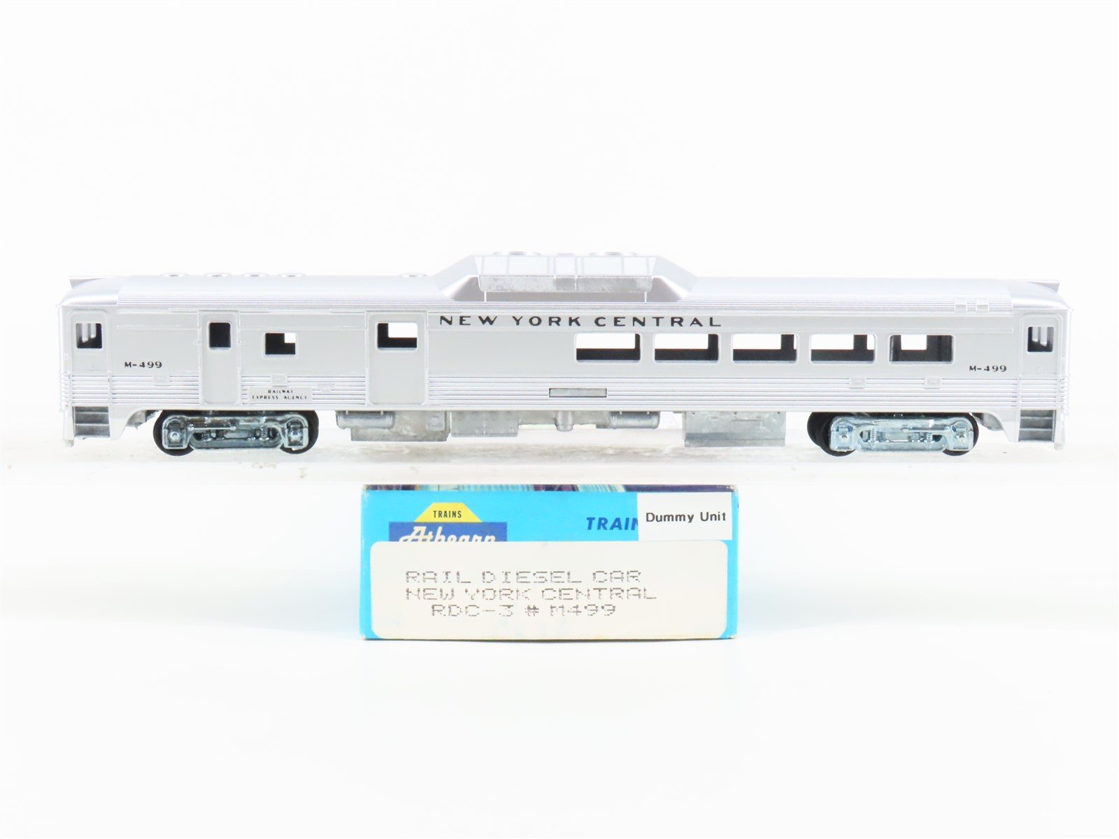 HO Scale Athearn NYC New York Central RDC Diesel Railcar #M-499 UNPOWERED