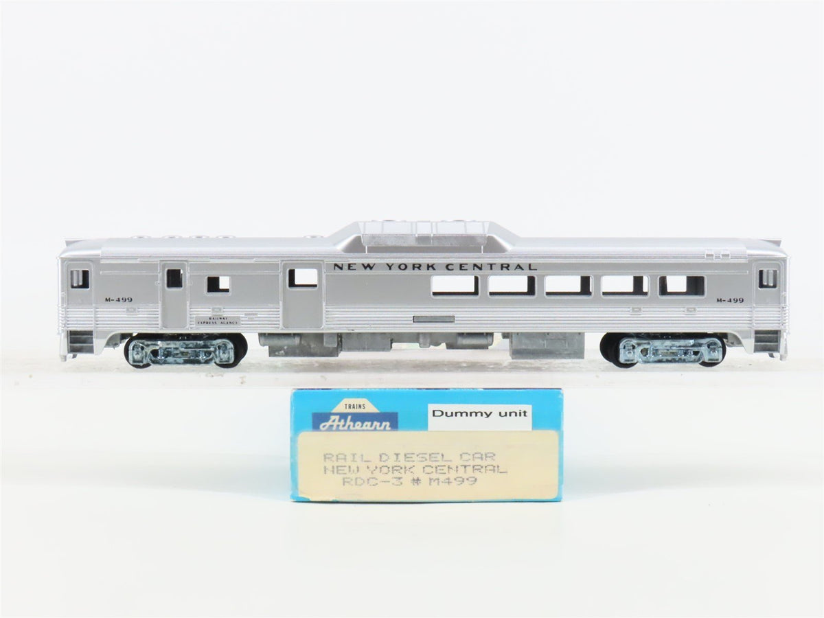 HO Scale Athearn NYC New York Central RDC Diesel Railcar #M-499 UNPOWERED