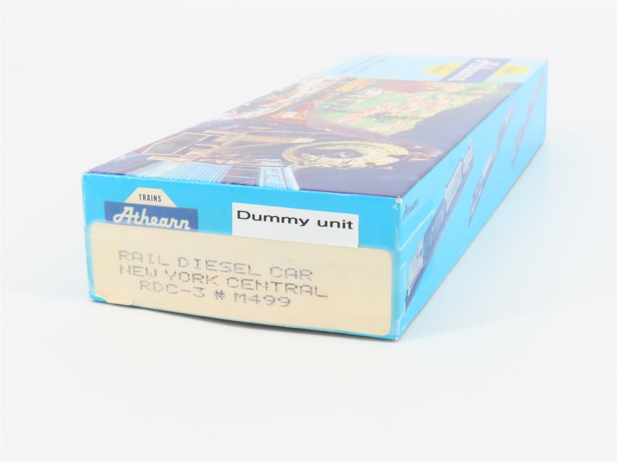 HO Scale Athearn NYC New York Central RDC Diesel Railcar #M-499 UNPOWERED