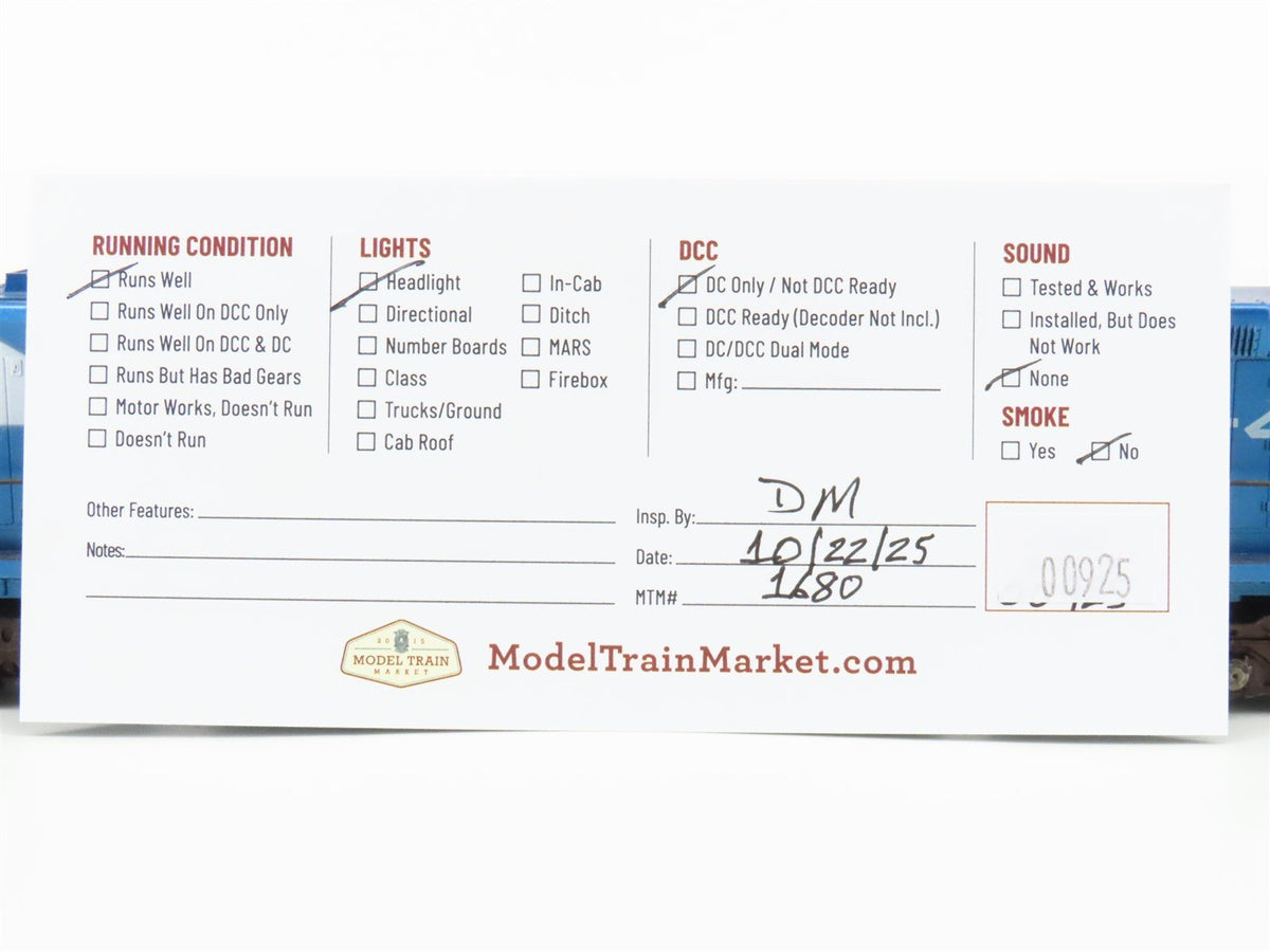 HO Scale Athearn 4283 EMD Demonstrator DD40A Diesel Locomotive